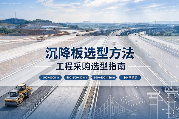 红河沉降板选择方法