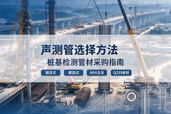 红河声测管选型标准