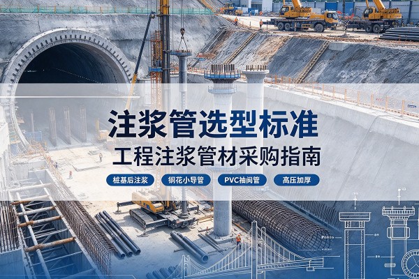 红河注浆管选型标准